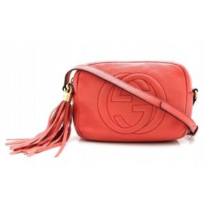 Gucci Soho Disco Crossbody Bag Leather Pink